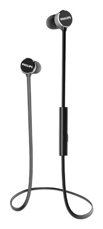 Auriculares Internos Philips Upbeat TAUN102BK - con Micrófono - en Oreja - Bluetooth - Inalámbrico - TAUN102BK/27