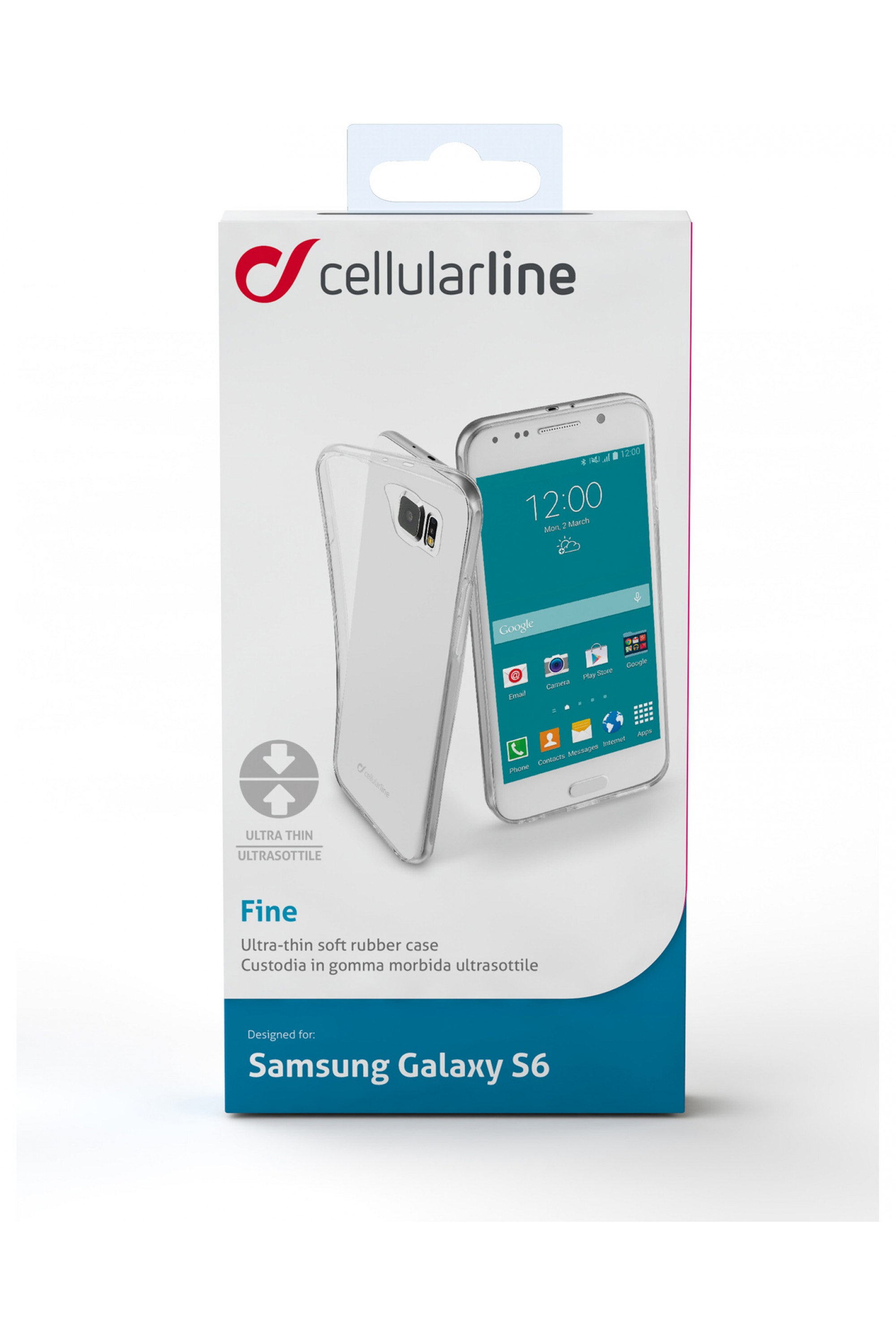 Cellularline Fine mobile phone case Cover Transparent – image 3