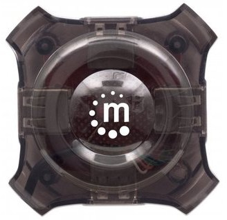 Manhattan 162272 interface hub 12 Mbit/s Black, Transparent – image 1