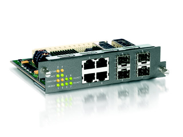 LevelOne 4 GE + 4 GE SFP Module for GSW-2453/MSL-3S79