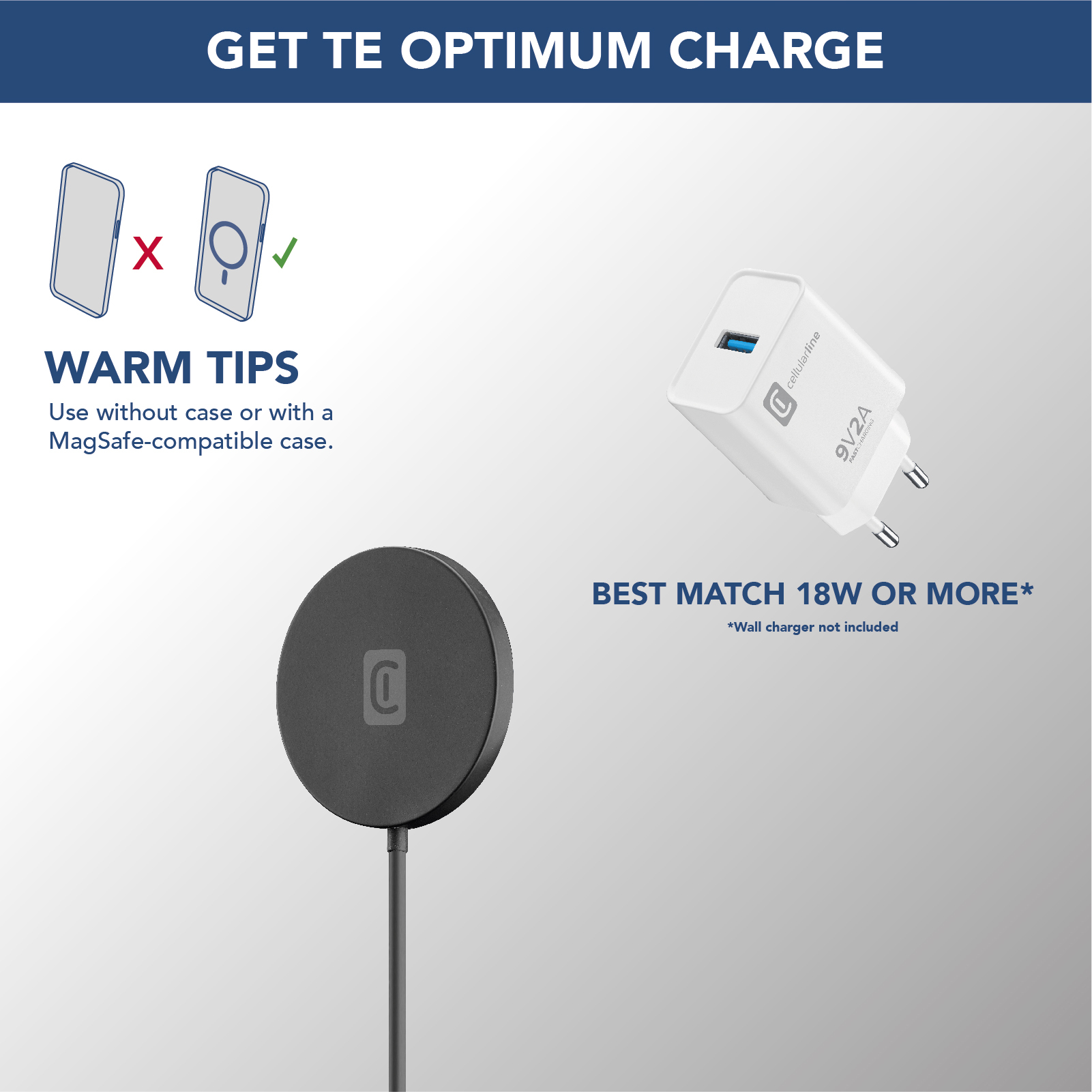 Cellularline Mag - Wireless Charger Black – image 6