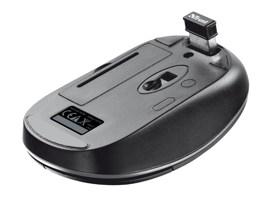 Trust 19131 keyboard Mouse included Universal RF Wireless Turkish Black – image 5