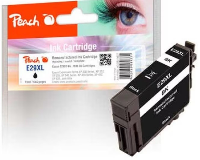 Peach 0F319827 ink cartridge 1 pc(s) Compatible High (XL) Yield Black