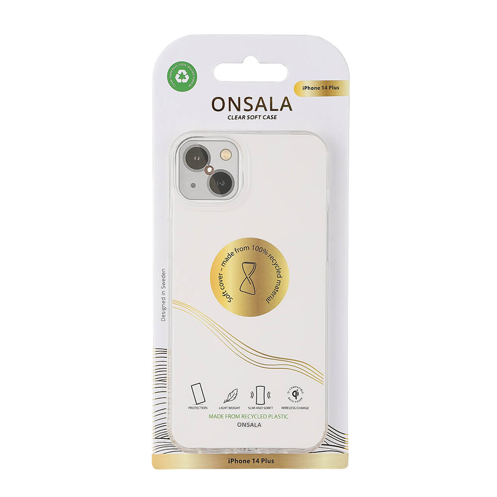 Onsala Phone Case Recycled TPU Transparent - iPhone 14 Plus – image 2