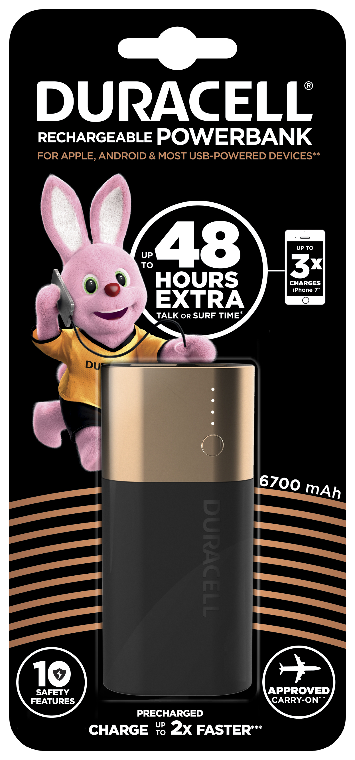 Duracell Powerbank 6700 mAh