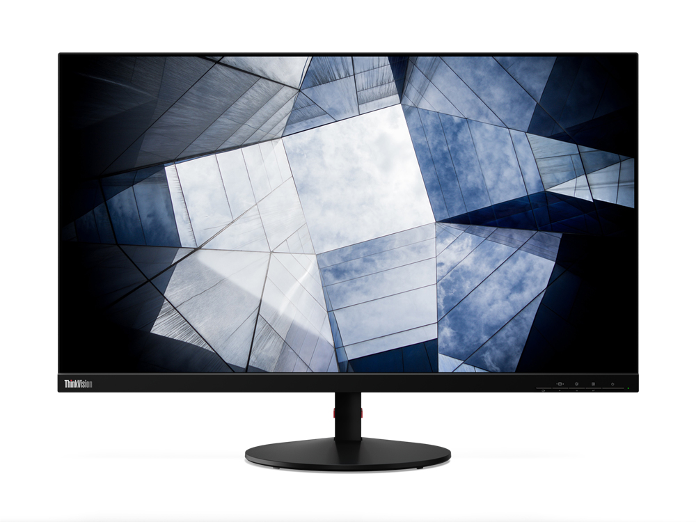 Lenovo ThinkVision S28u-10 - LED monitor - 28" - 3840 x 2160 4K @ 60 Hz - IPS - 300 cd/m� - 1000:1 - 4 ms - HDMI, DisplayPort - raven black