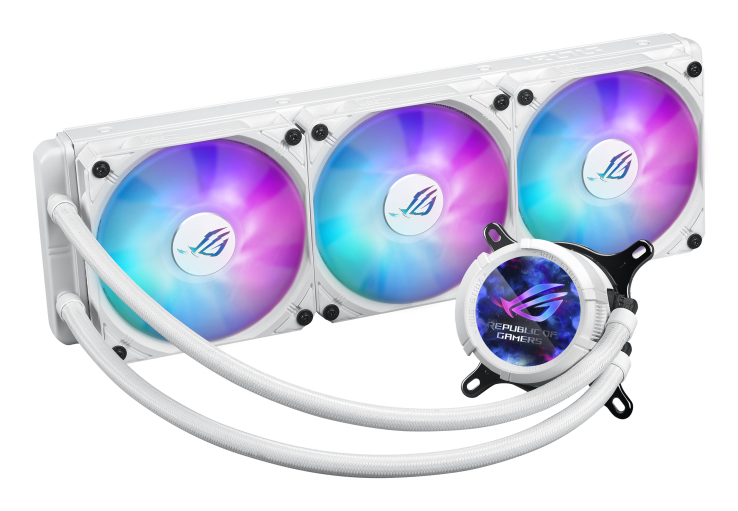 ASUS ROG STRIX LC III 360 ARGB LCD White Edition – image 3