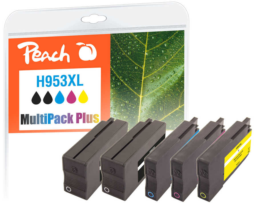 Peach PI300-933 ink cartridge 5 pc(s) Compatible High (XL) Yield Black, Cyan, Magenta, Yellow