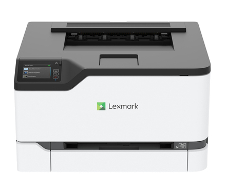 Lexmark C3426dw - Printer - color - Duplex - laser - A4/Legal - 600 x 600 dpi - up to 26 ppm (mono) / up to 26 ppm (color) - capacity: 250 sheets - USB 2.0, Gigabit LAN, Wi-Fi(n) with 1 year Advanced Exchange Service