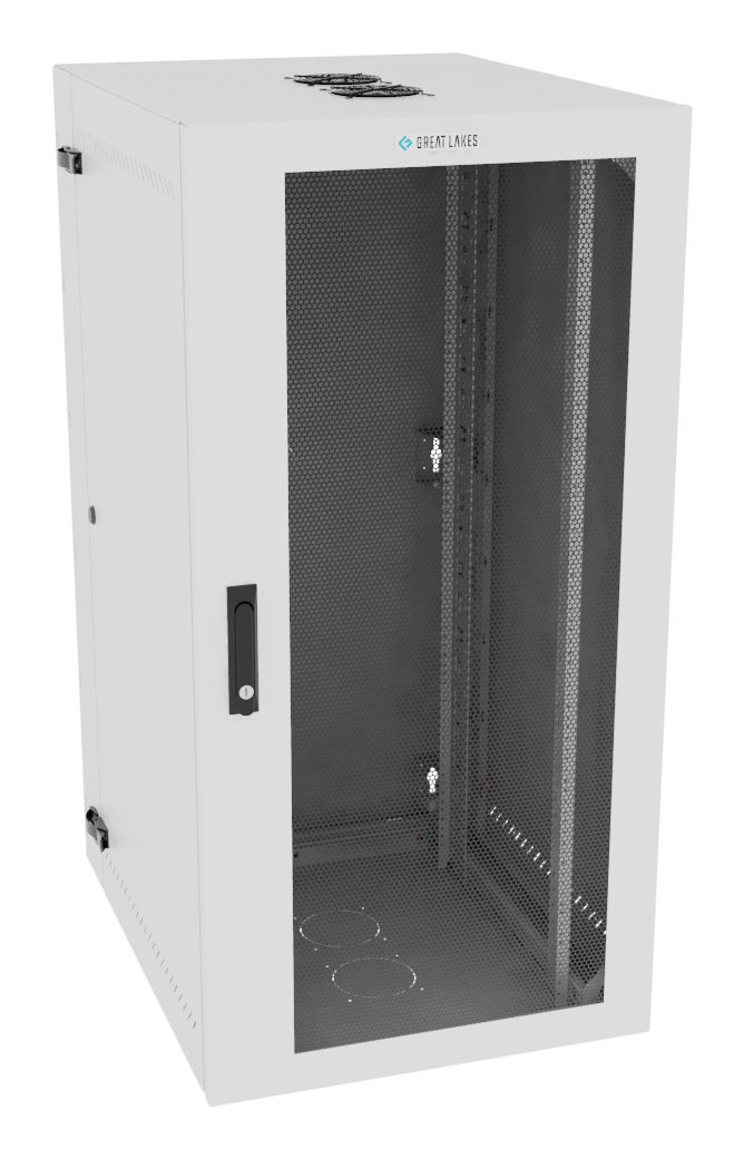 Vertiv VR Rack GL48WMCMM-W-SH-AF-00 rack cabinet 25U Wall mounted rack White