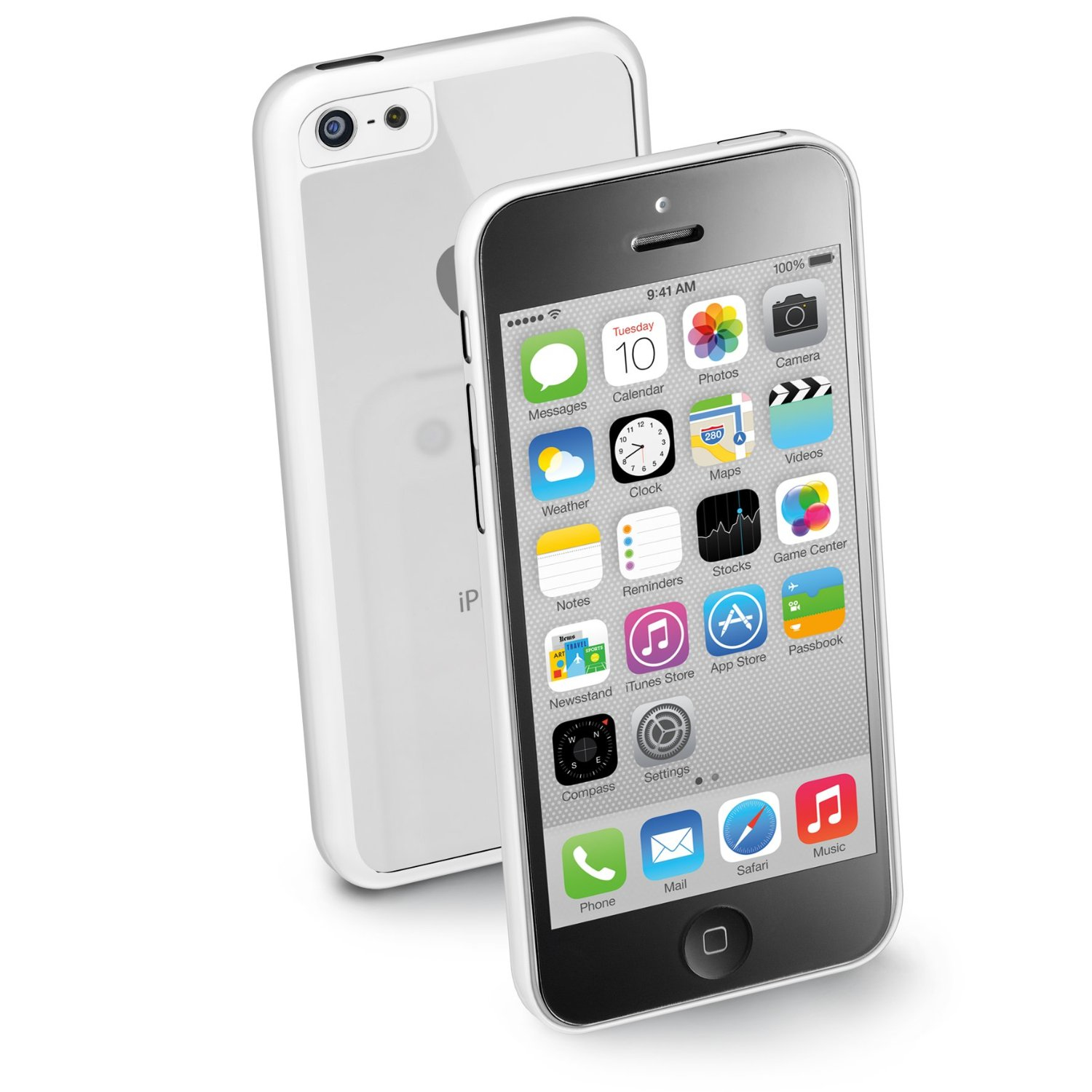 Cellularline BUMPPLUSIPH5CW mobile phone case Cover White