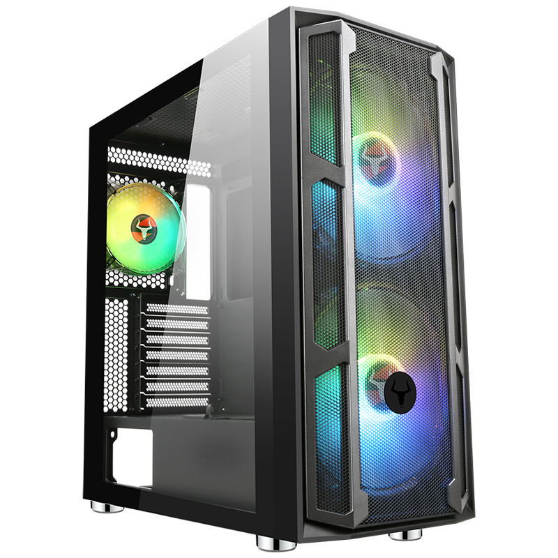 itek MAJES 20 Mesh Full Tower Black image 1