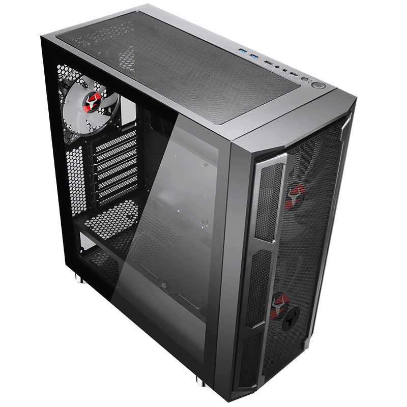 itek MAJES 20 Mesh Full Tower Black image 7
