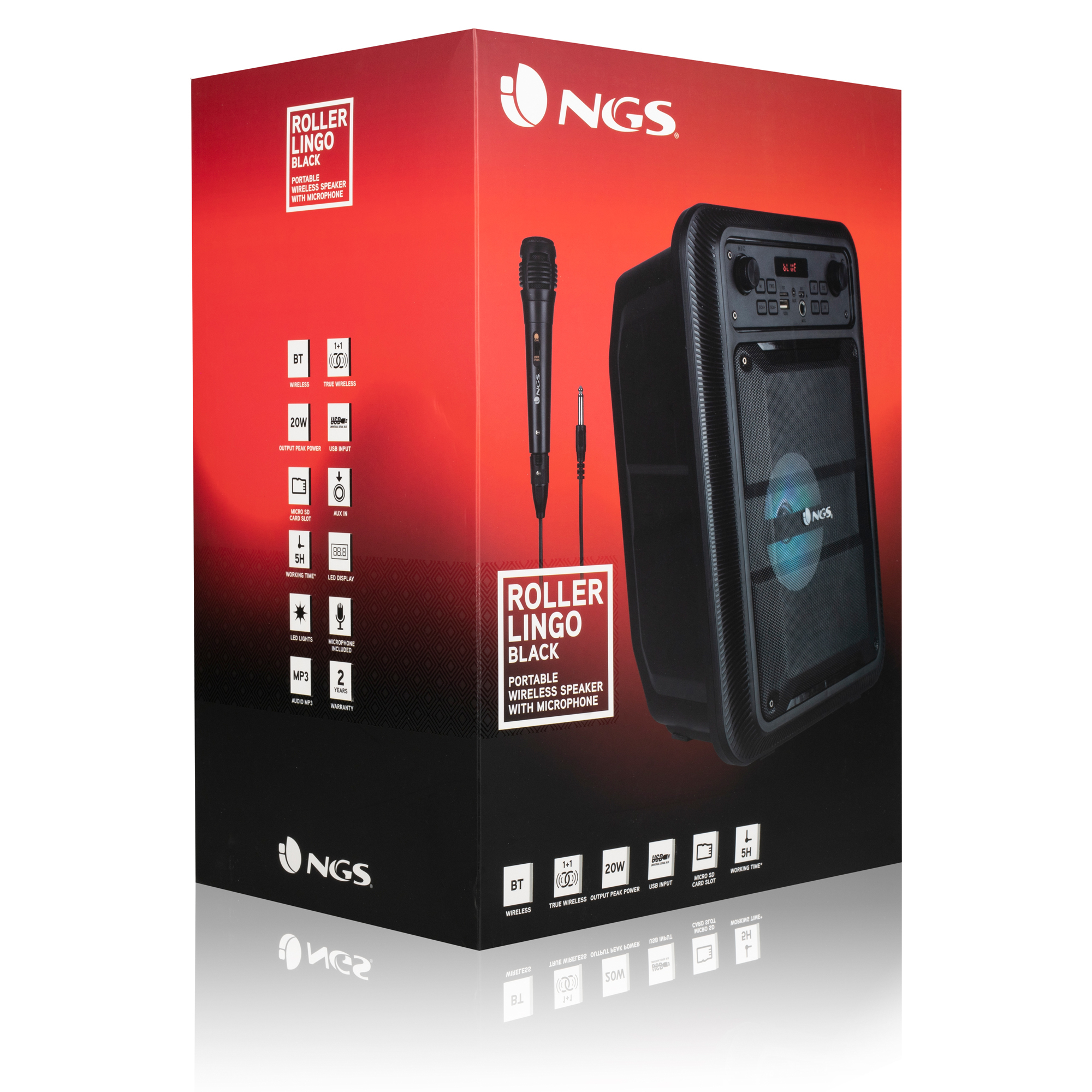 NGS Roller Lingo Mono portable speaker Black 9 W image 6