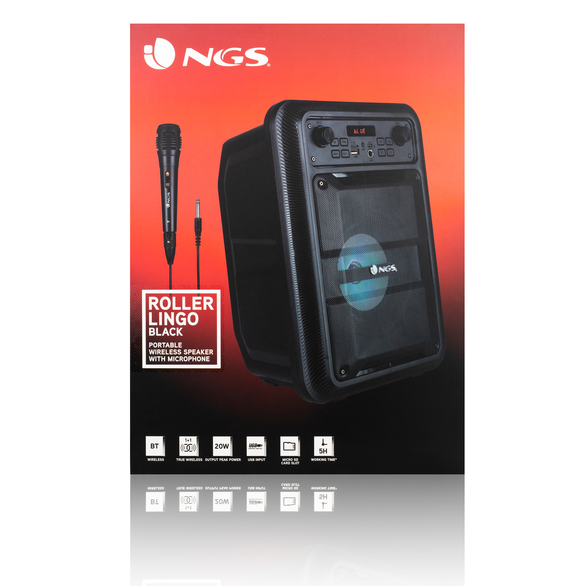 NGS Roller Lingo Mono portable speaker Black 9 W image 7
