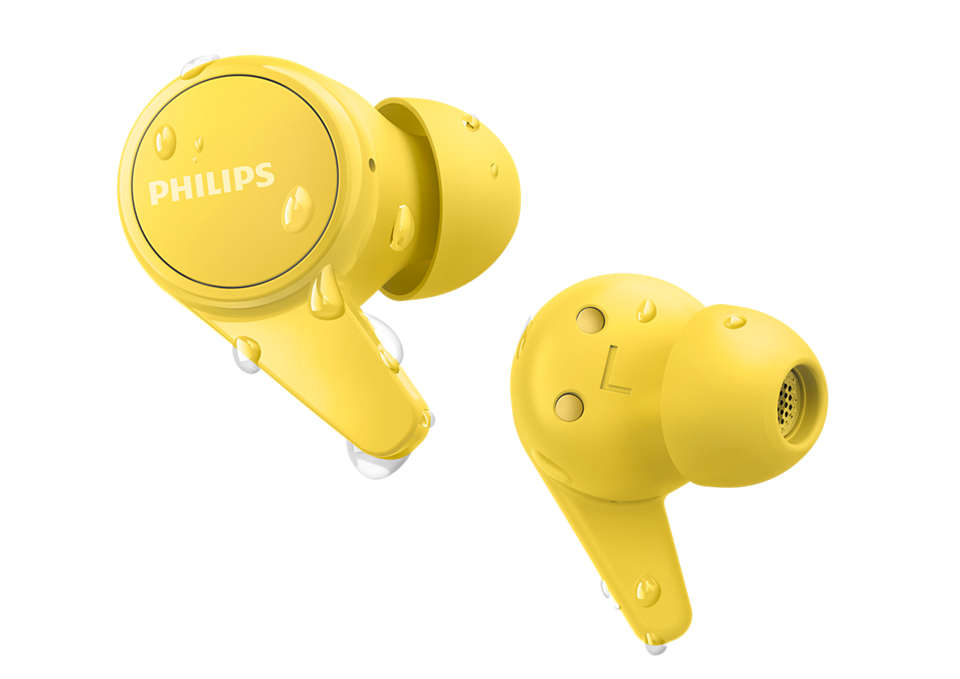 Philips 1000 series TAT1207YL/00 headphones/headset Wireless In-ear Bluetooth Yellow – image 6