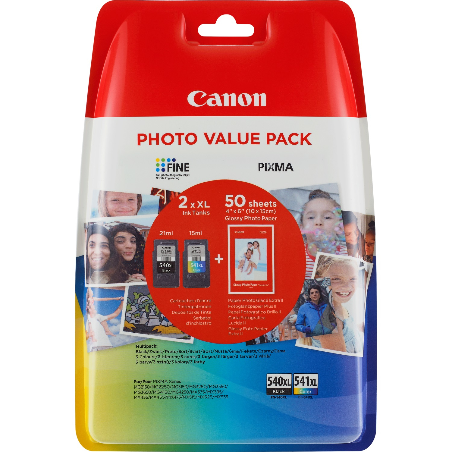 Canon PG-540XL/CL-541XL ink cartridge 2 pc(s) Original High (XL) Yield