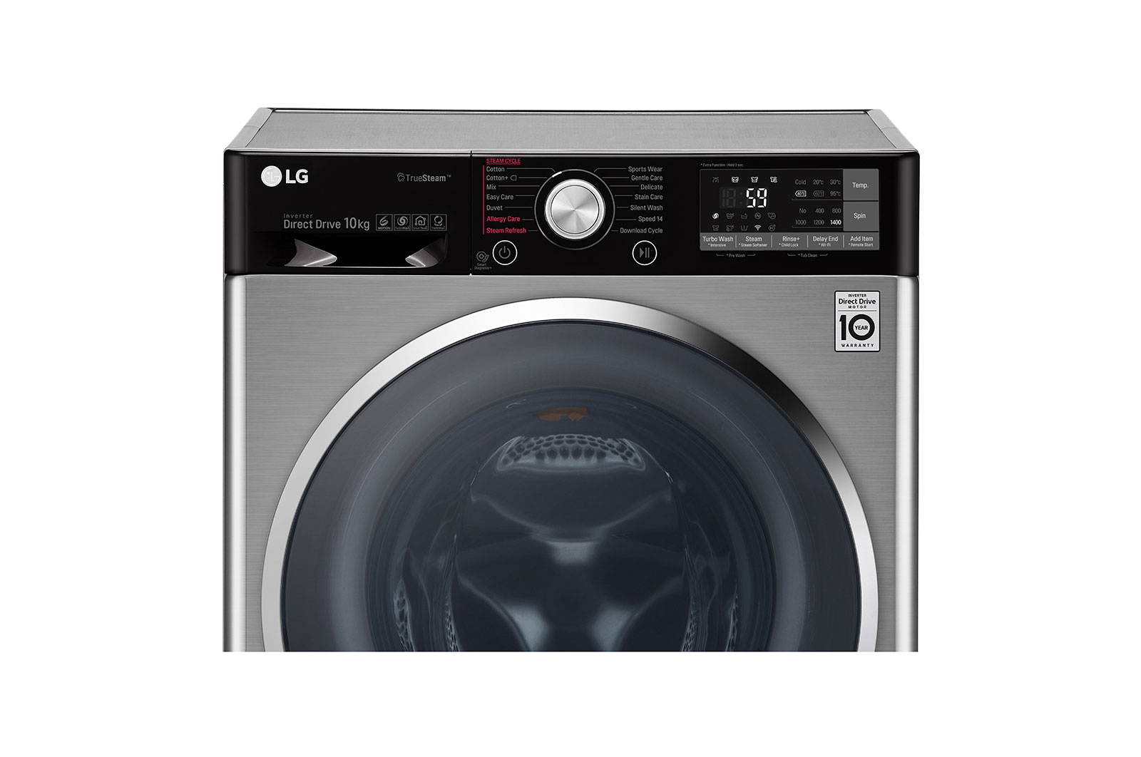 LG F4J9VHP2TD/F8K5XNK4 washer dryer Freestanding Front-load Grey – image 6