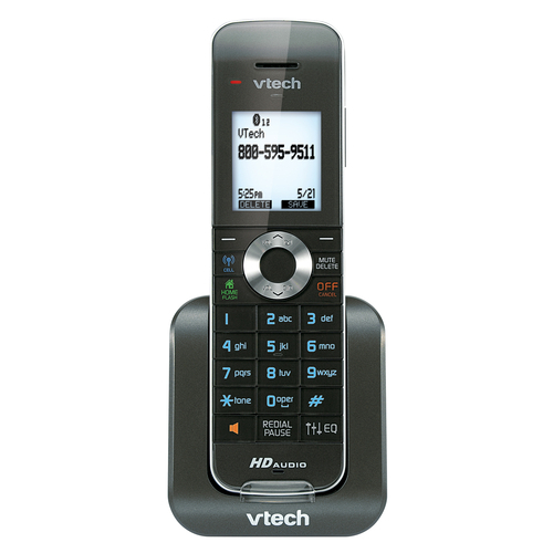 VTech DS6401 telephone handset DECT telephone Caller ID Black, Silver