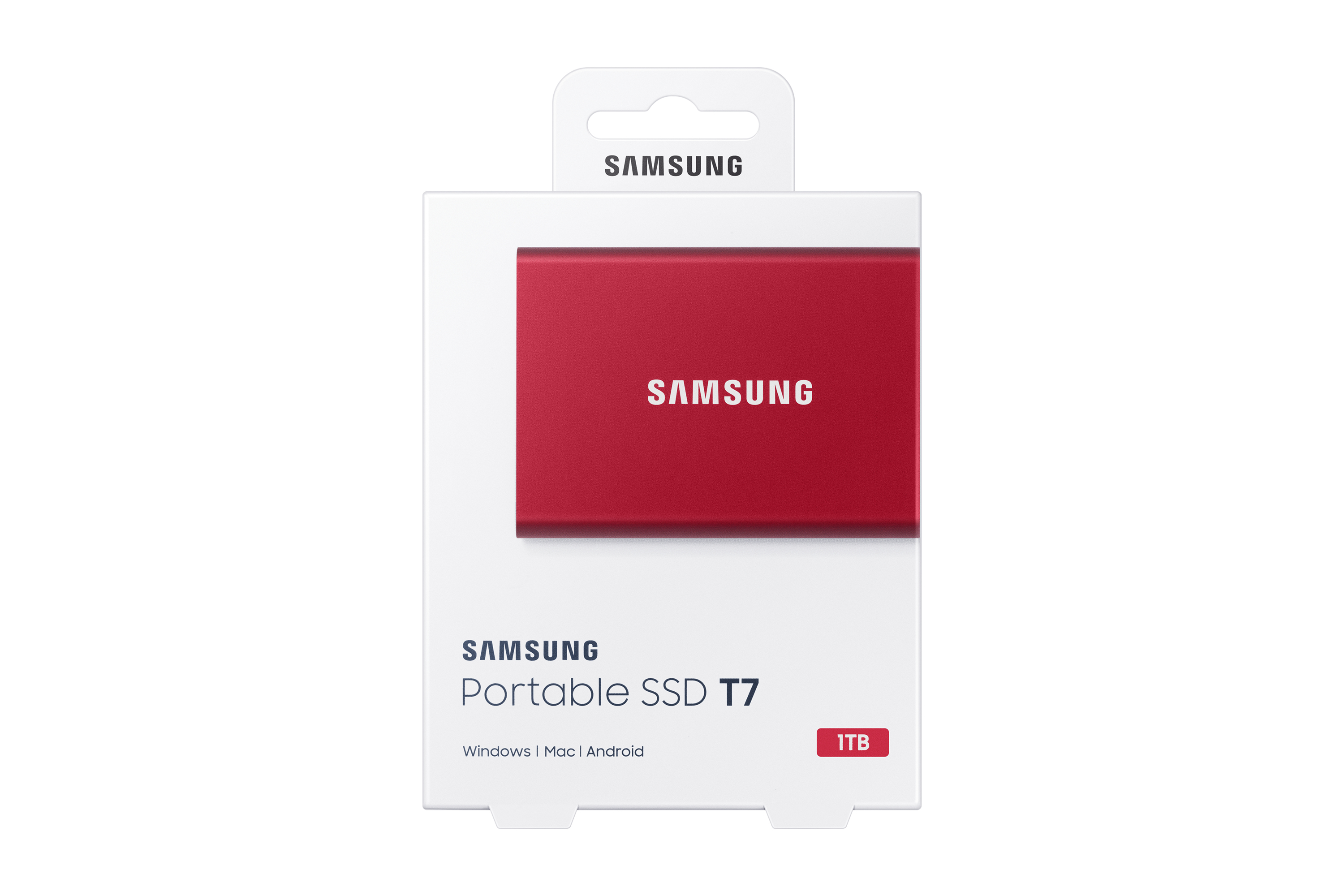 Samsung Portable SSD T7 1 TB USB Type-C 3.2 Gen 2 (3.1 Gen 2) Red image 8