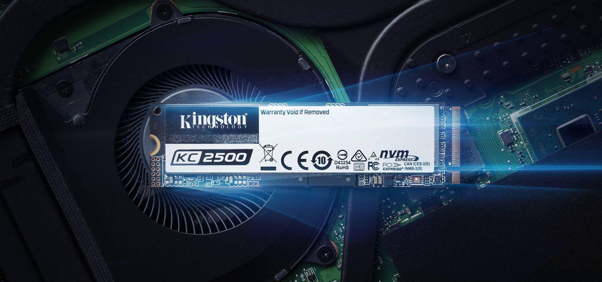 Kingston Technology KC2500 250 GB M.2 PCI Express 3.0 NVMe 3D TLC image 6