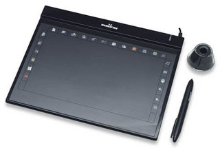 Manhattan 177405 graphic tablet Black 2000 lpi