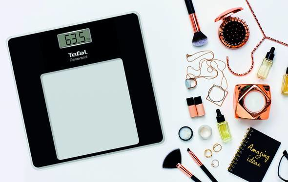 Tefal ESSENTIAL Rectangle Blue, Grey Electronic personal scale – image 6