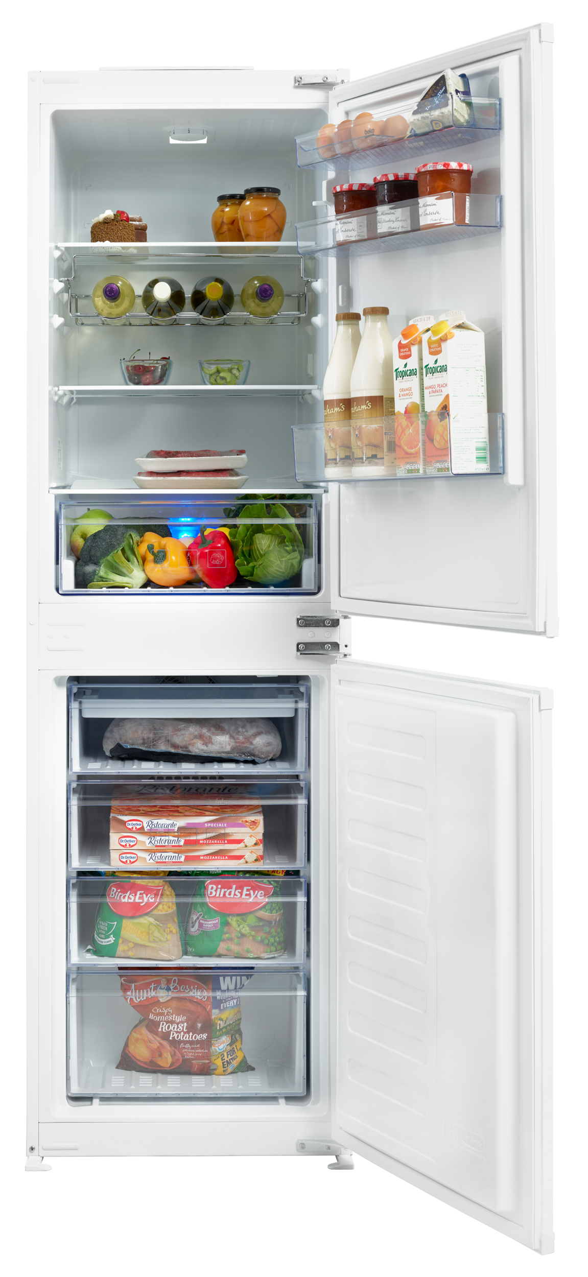 Beko BCB5050F Integrated Fridge Freezer with Active Fresh Blue Light™ – image 1
