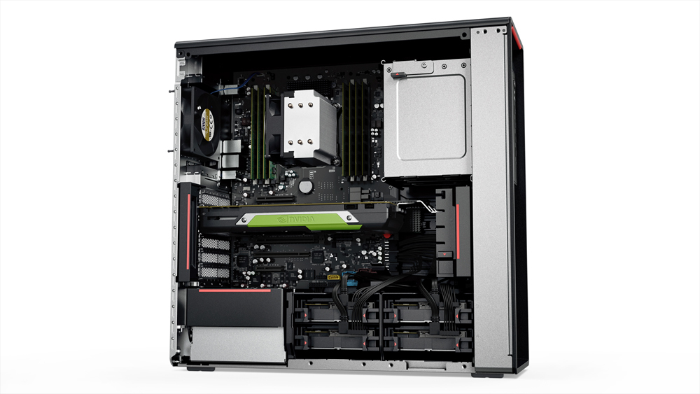 Lenovo ThinkStation P520 Intel® Xeon® W-2102 32 GB DDR4-SDRAM 512 GB SSD Windows 10 Pro Tower Workstation Black image 6