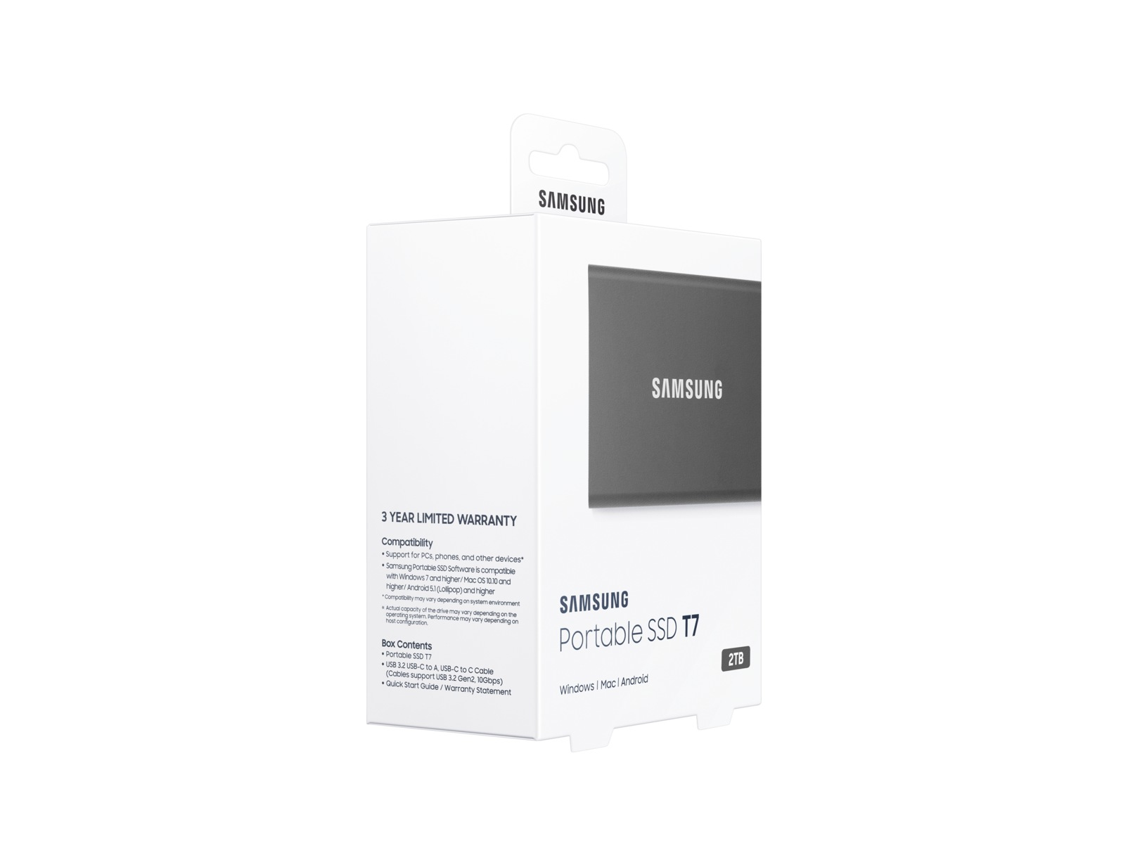 Samsung T7 2 TB USB Type-C 3.2 Gen 2 (3.1 Gen 2) Titanium image 10
