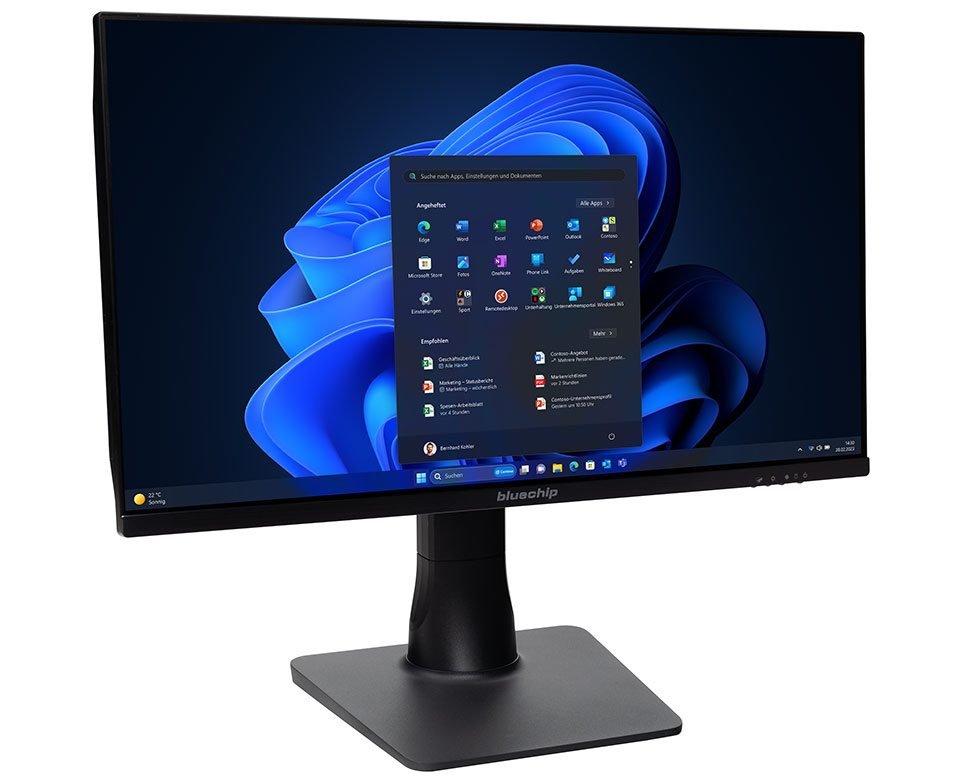 bluechip BUSINESSline AIO2350 Intel Core i5 i5-14400 605 cm (23.8") 1920 x 1080 Pixel PC All-in-one 16 GB DDR4-SDRAM 500 GB SSD