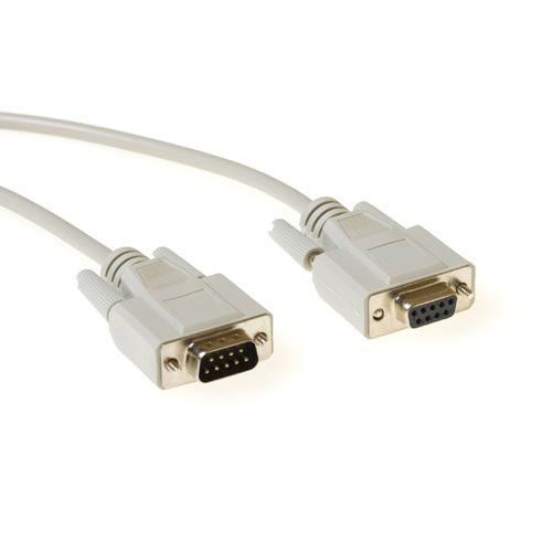 CABLE NULL MODEM DB9M-DB9H MOL