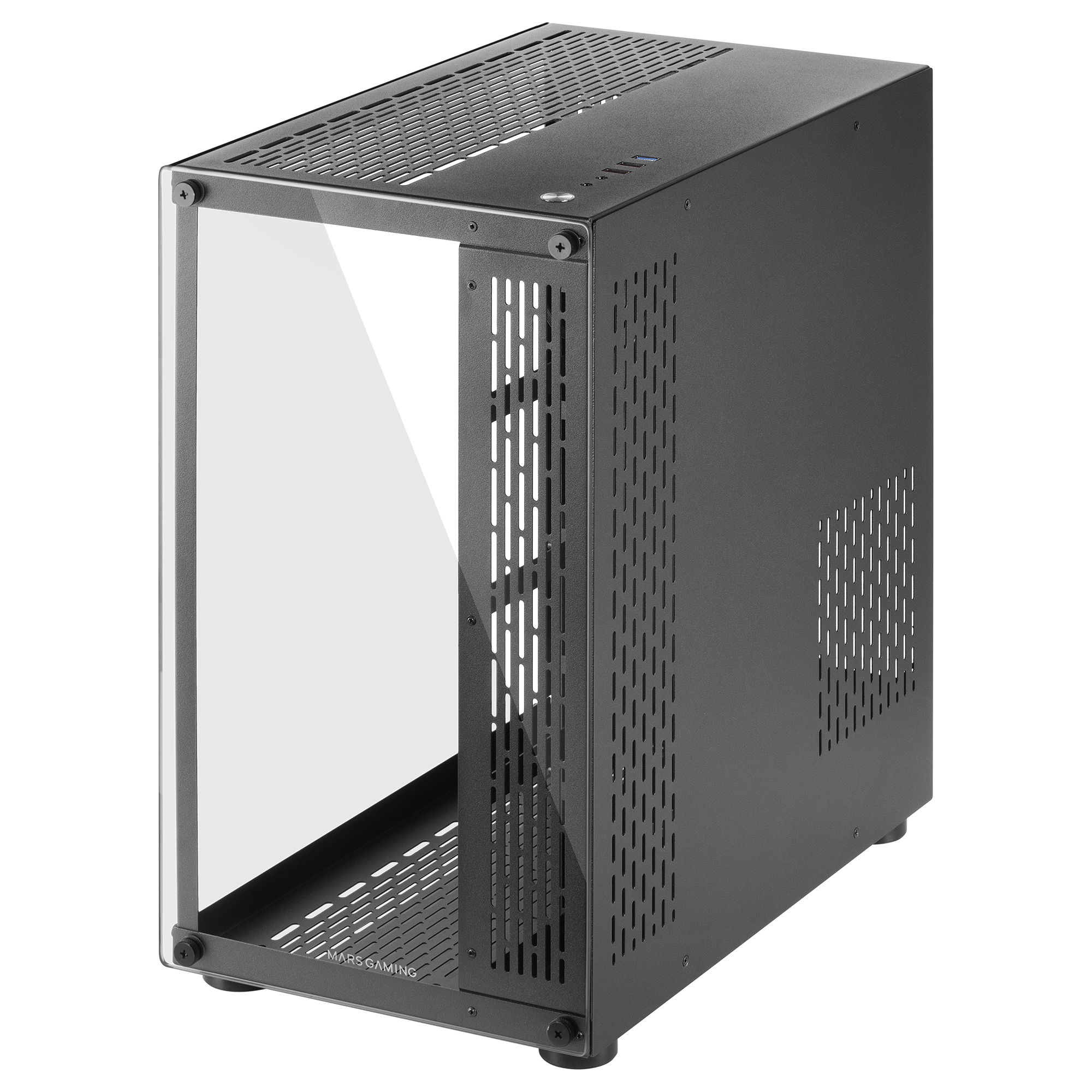 Mars Gaming MCV PC Case XXL ATX Dual Window Tempered Glass Black – image 3