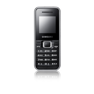 Samsung E1180 3.86 cm (1.52") 68 g Silver