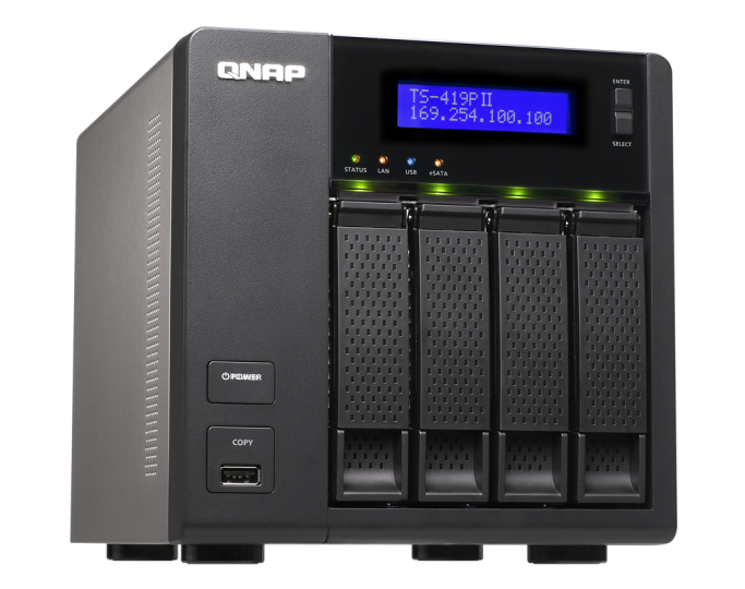 QNAP TS-419P II, 2x 2 TB – image 4