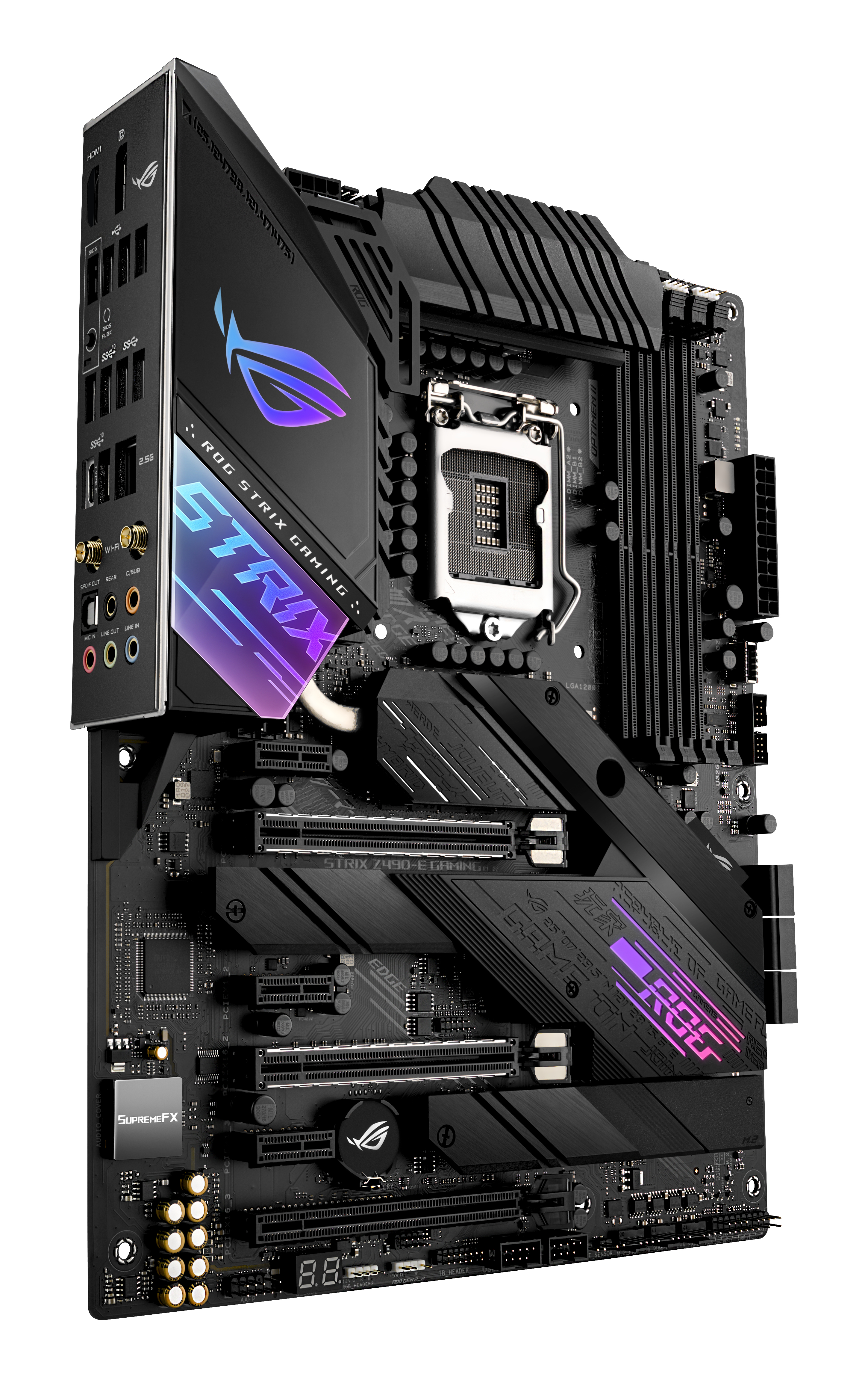 ASUS ROG STRIX Z490-E GAMING Intel Z490 LGA 1200 (Socket H5) ATX image 2
