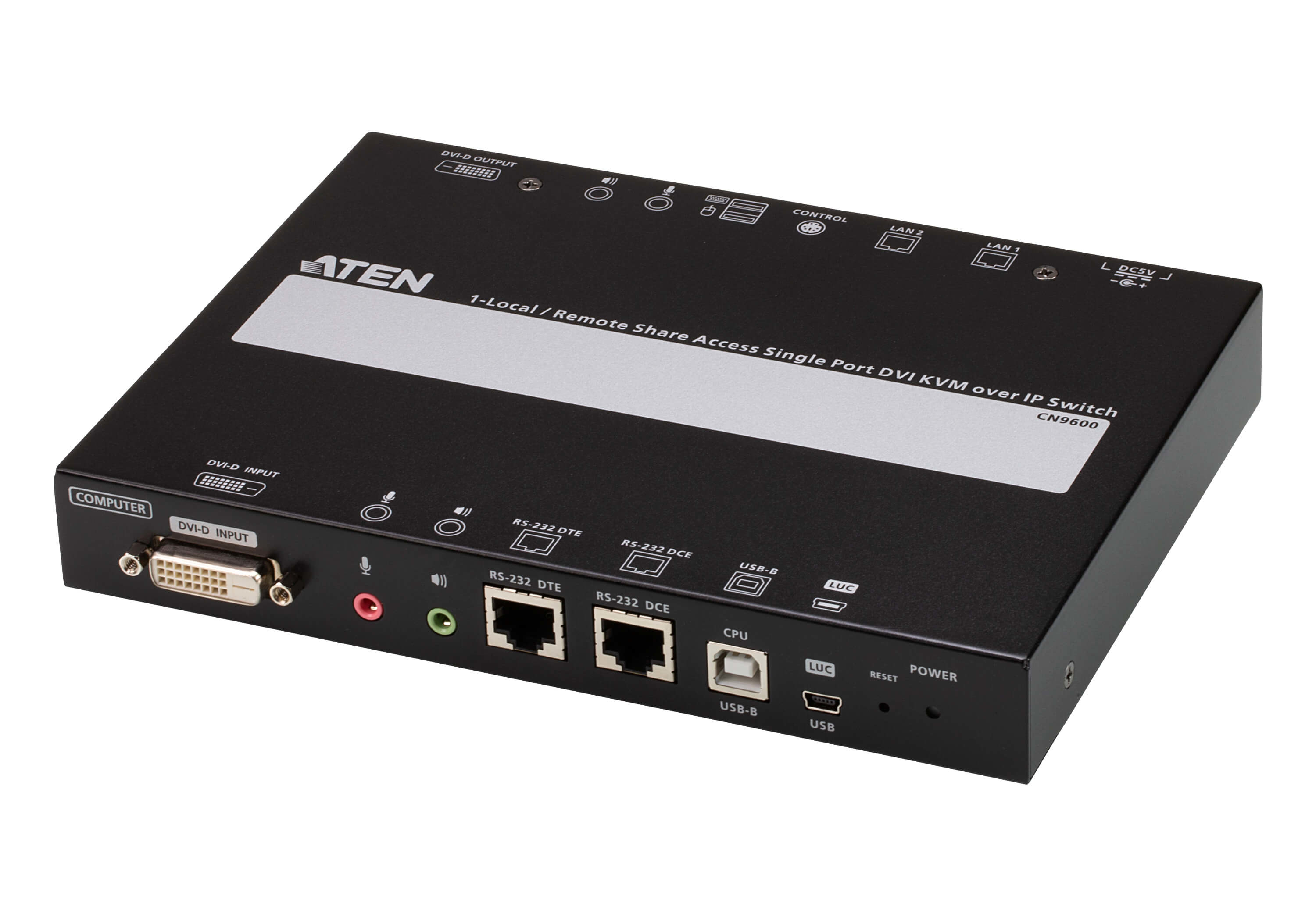 1-LOCAL/REMOTE SINGLE PORT IP DVI KVM