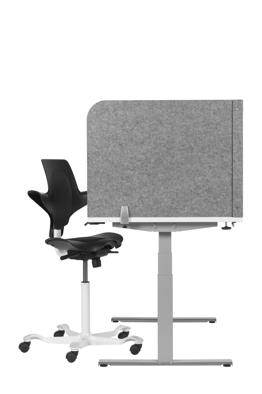 Resim BakkerElkhuizen BE Safety Screen U Açık Gri 1800mm