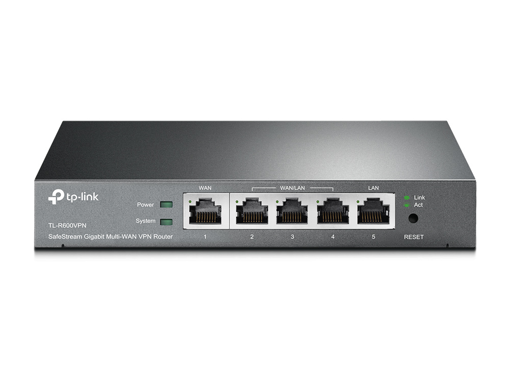 TP-Link TL-R600VPN wired router Gigabit Ethernet Black