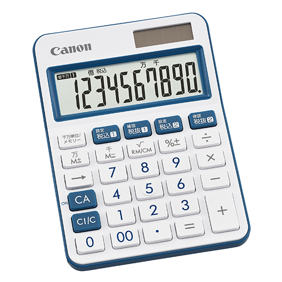 Canon LS-105WUC-NV calculator Desktop Basic Blue, White – image 2