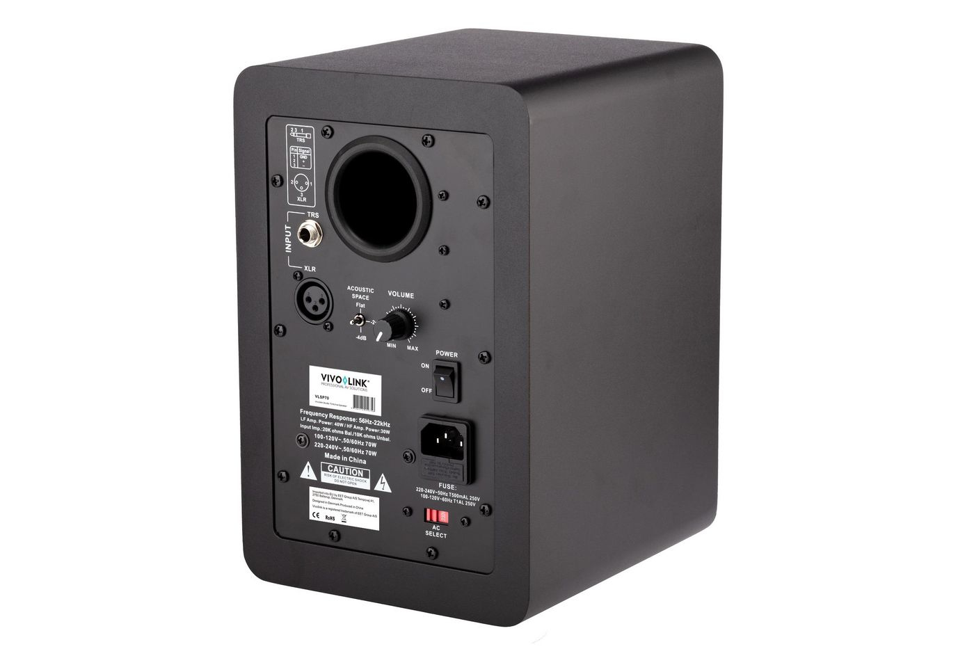Vivolink VLSP70 loudspeaker 2-way Black Wired – image 4