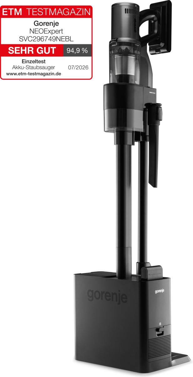Gorenje SVC296749NEBL 2-in-1 stick vacuum Battery Dry HEPA Bagless – image 2