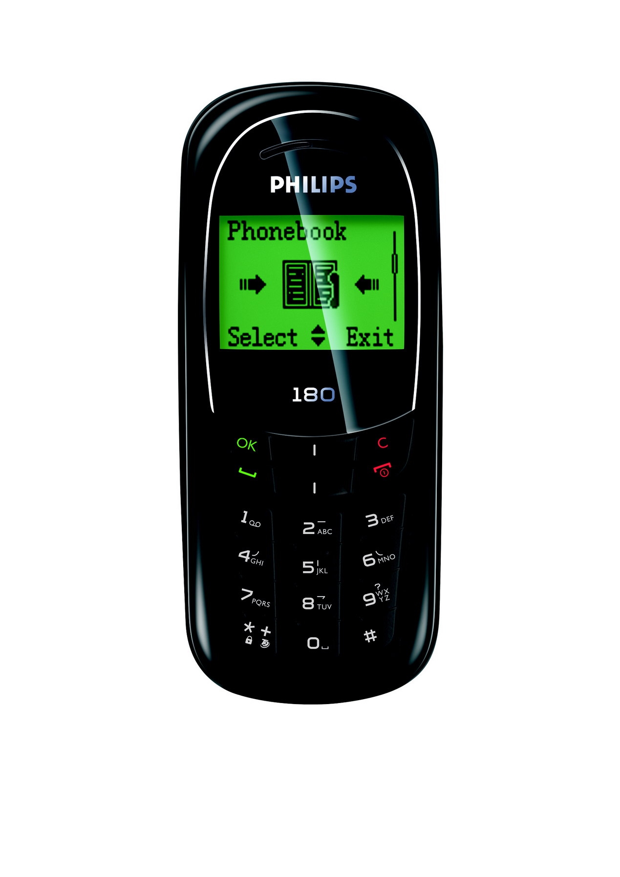 Philips CT0180BLK 180 Mobile Phone