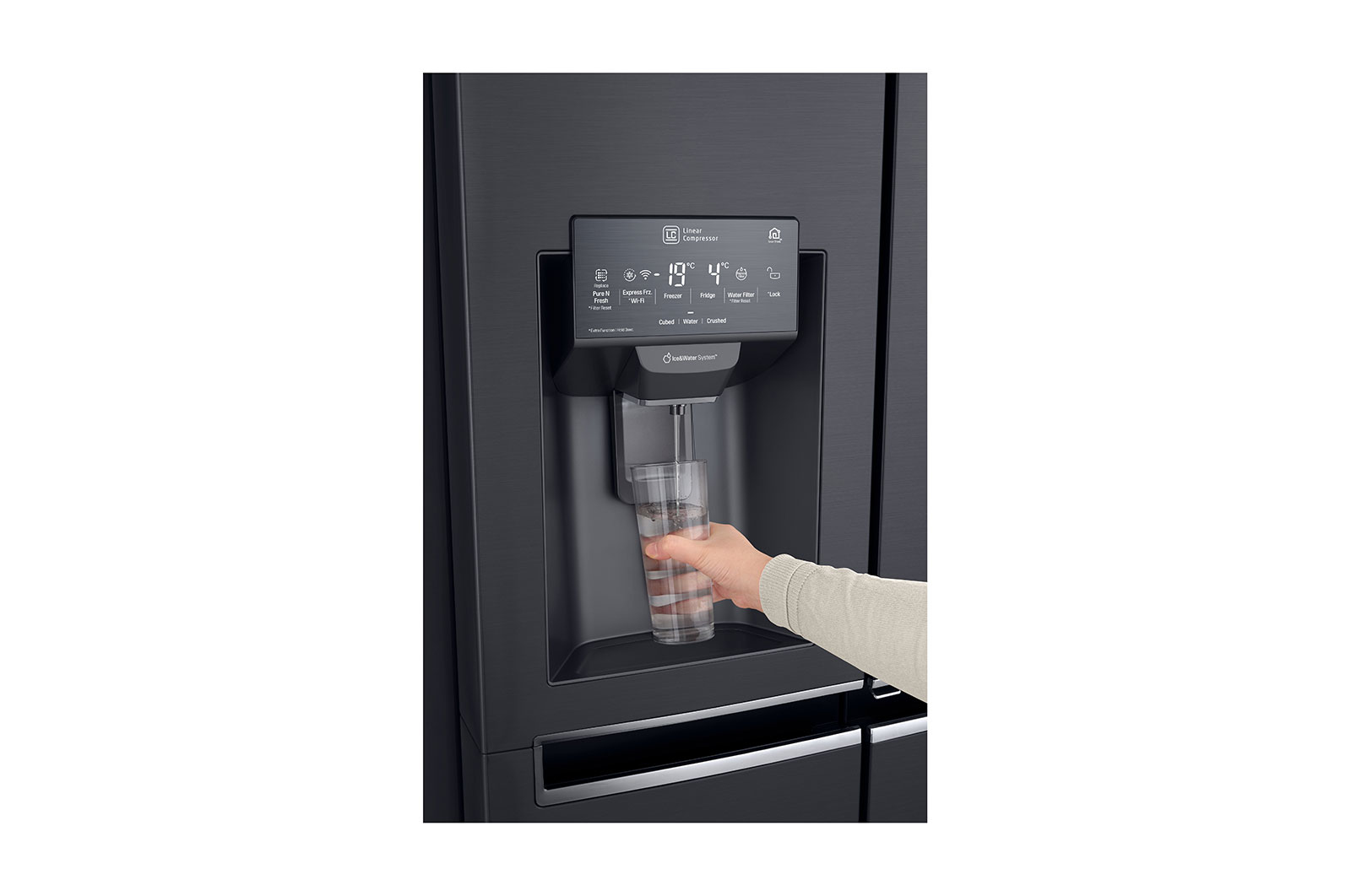 LG GSX960MCVZ side-by-side refrigerator Freestanding – image 9