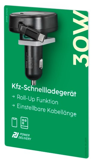 Hama “30 W Car Fast Charger, Roll-Up” Demo Module Extension – image 2