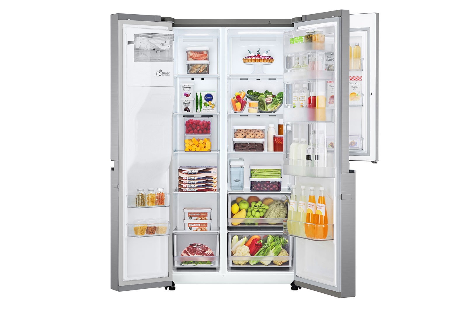LG GSJV31PZXF side-by-side refrigerator Freestanding – image 5