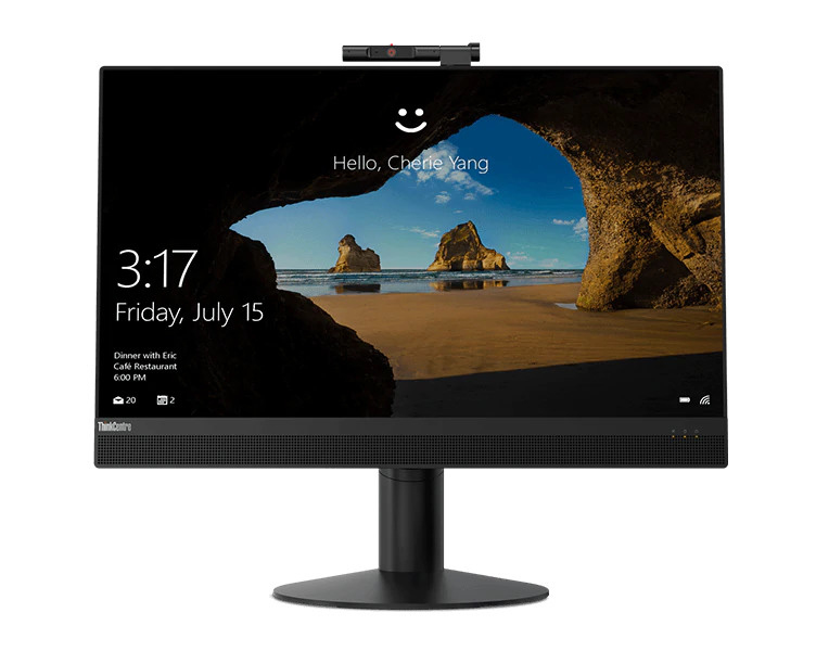 Lenovo ThinkCentre M920z Intel® Core™ i5 i5-8500 60.5 cm (23.8″) 1920 x 1080 pixels All-in-One PC 8 GB DDR4-SDRAM 500 GB HDD Windows 10 Pro Wi-Fi 5 (802.11ac) Black image 1