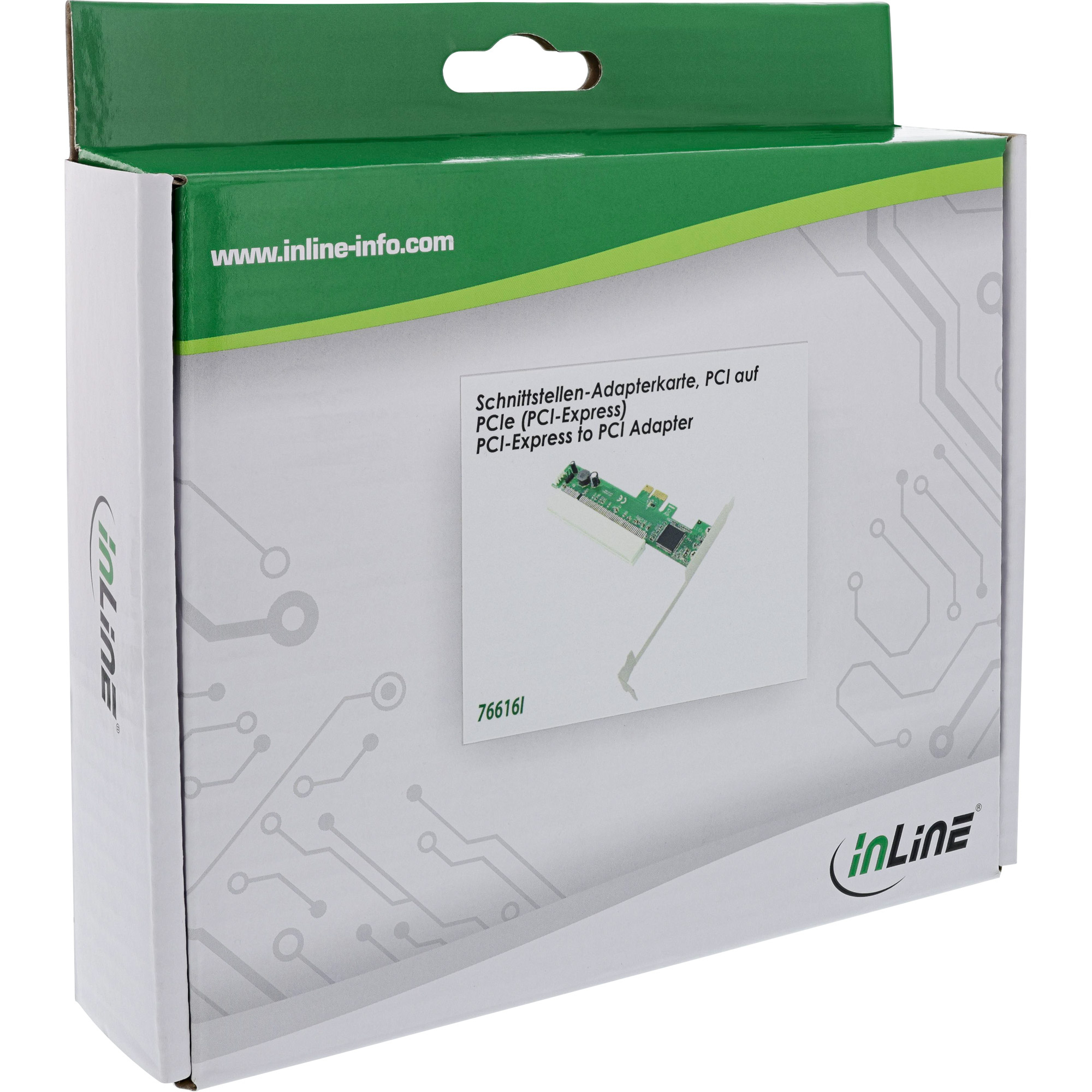 InLine PCI Interface Adapter to PCIe Interface Card use legacy PCI in modern PC – image 3