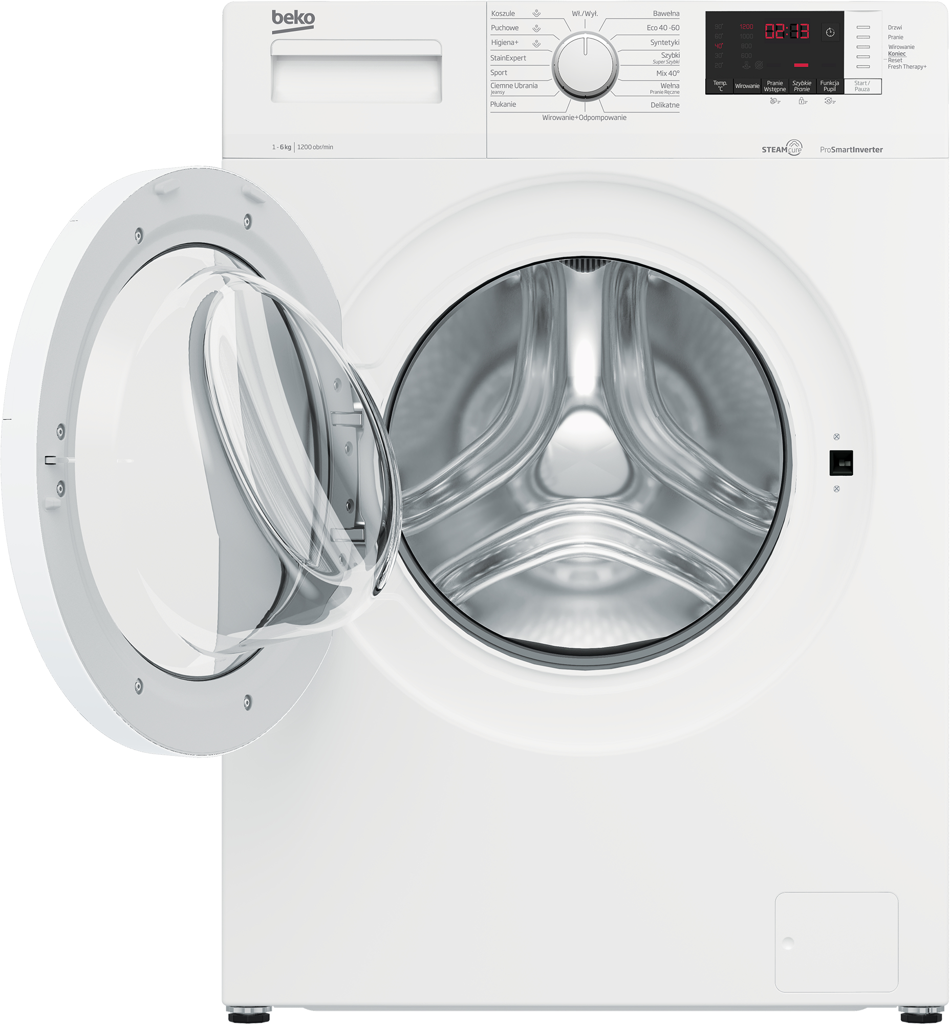 Beko WUE6612WWE washing machine Front-load – image 3