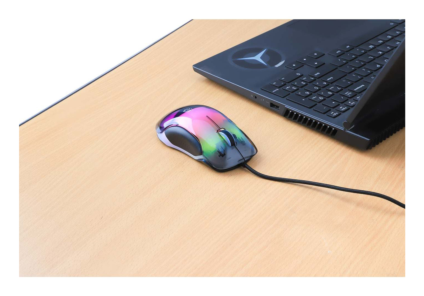 Manhattan 190381 mouse Universal Ambidextrous USB Type-A Optical 12800 DPI – image 2